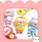 Epoxy Dudu Duck Keychain Pendant – Creative Cartoon PVC Soft Rubber Car & Bag Charm
