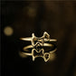 18K Gold-Plated Cute Dog Shape Ring, European & American Style Women’s Copper Ring
