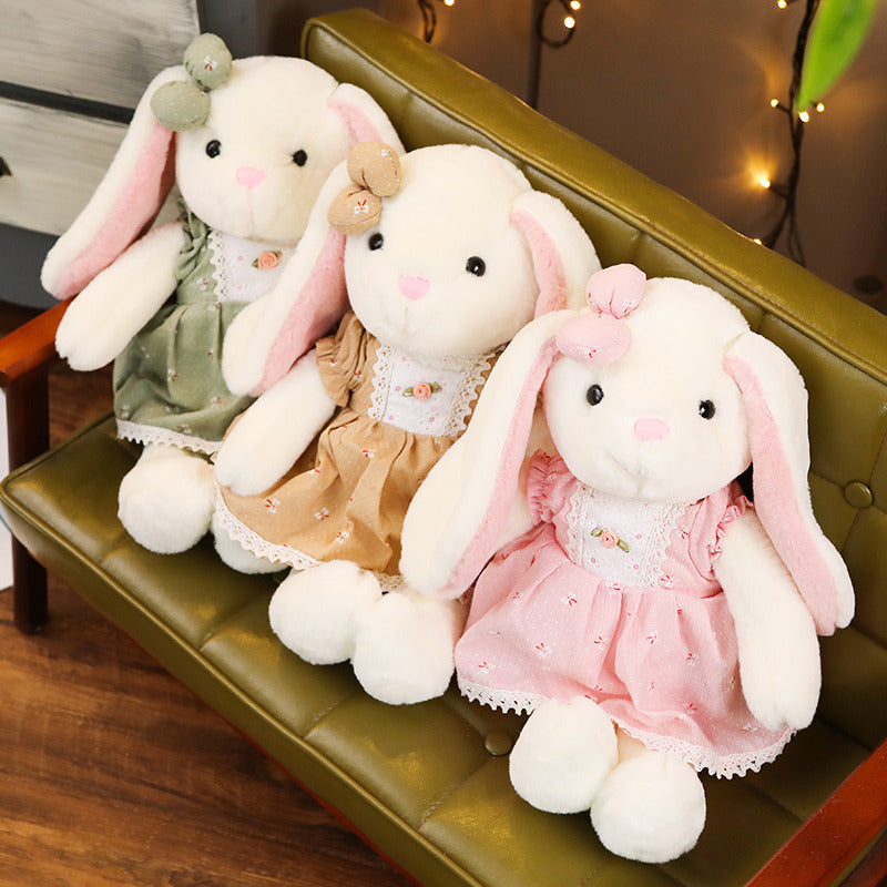 Timeless Snuggles: Bunny Doll Ragdoll Plush Toy (Short Plush, PP Cotton Filled).