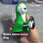 Dynamic Dog Creative Funny Ornament, Energetic Plastic Dog Desk Decoration