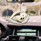 Sleeping Angel Dog Car Pendant, Acrylic Hanging Ornament for Cars, Doors & Home Decor