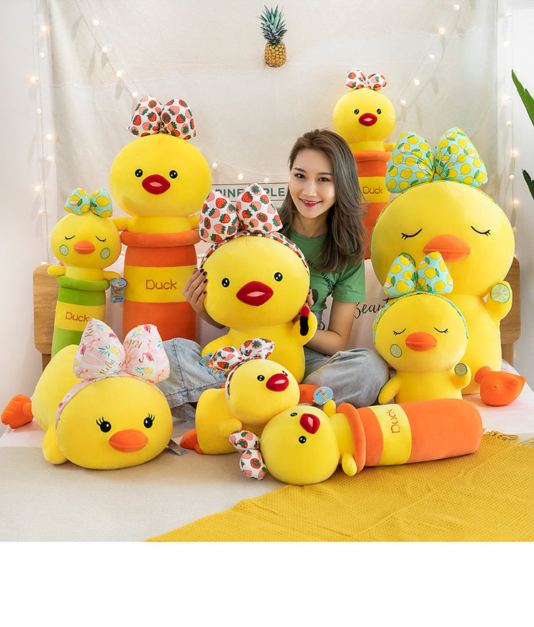 Glamorous Comfort: Makeup Duck Plush Toy Doll (Super Soft Elastic).