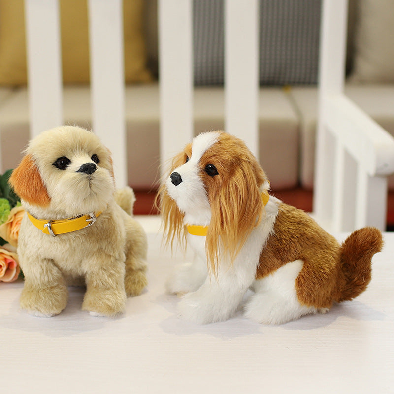 Best of Breeds: Simulated Animal Dog Plush Doll ($\mathbf{20\text{cm}}$, Labrador, Rottweiler, & More).