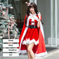Christmas Bunny Cosplay Uniform, Gold Velvet Women’s Costume Set (Free Size)