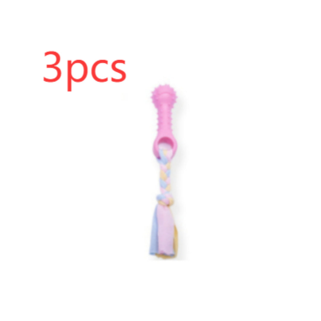 Built to Chew: Environmental Protection TPR Bite-Resistant Dog Toy (Multi-Shape, Interactive).