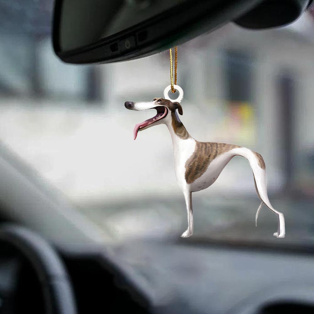 Sleeping Angel Dog Car Pendant, Cute Acrylic Hanging Ornament for Cars, Doors & Home Decor