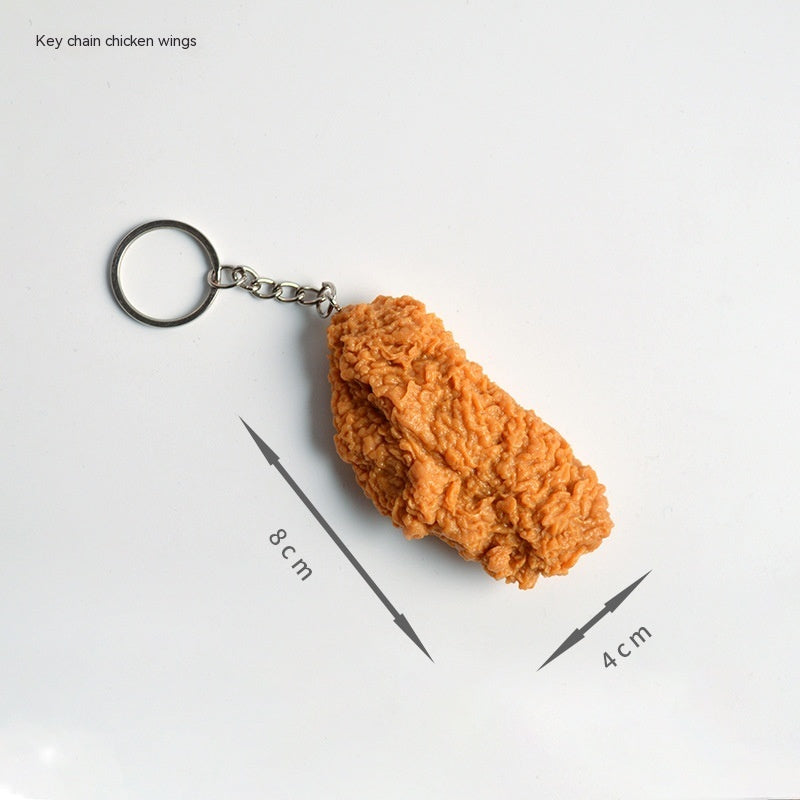 Ready to Wear Your Favorite Snack? Choose Your Chicken or Fries Keychain Style Today.