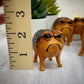 Chubby Charm: Cartoon African Rain Frog Toad Statue Resin Ornament.