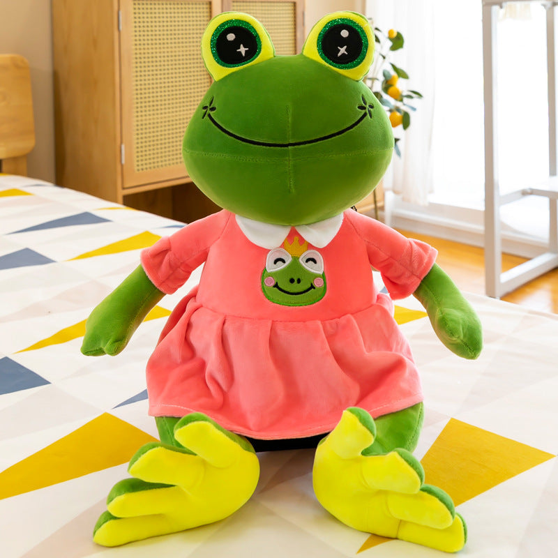 Perfect Gift: Creative Stuffed Frog Plush Doll for Children's Day ($\mathbf{30-50\text{cm}}$).