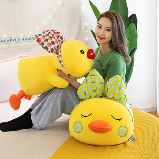 Glamorous Comfort: Makeup Duck Plush Toy Doll (Super Soft Elastic).