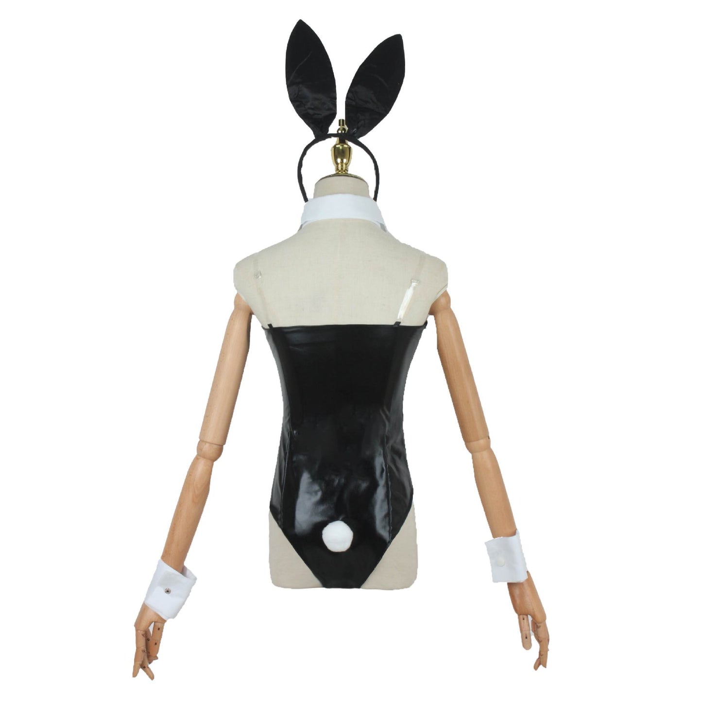 Anime Qingmai Senior Schoolmate Bunny Girl Cosplay, Black Maid Costume Set