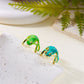 Unisex Whimsy: Green Funny Frog Ring with Special-Interest Design (Adjustable).