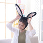 Bunny Ears Hat, Plush Headgear & Cute Photo Prop