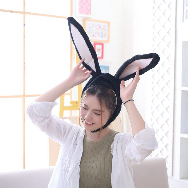 Bunny Ears Hat, Plush Headgear & Cute Photo Prop