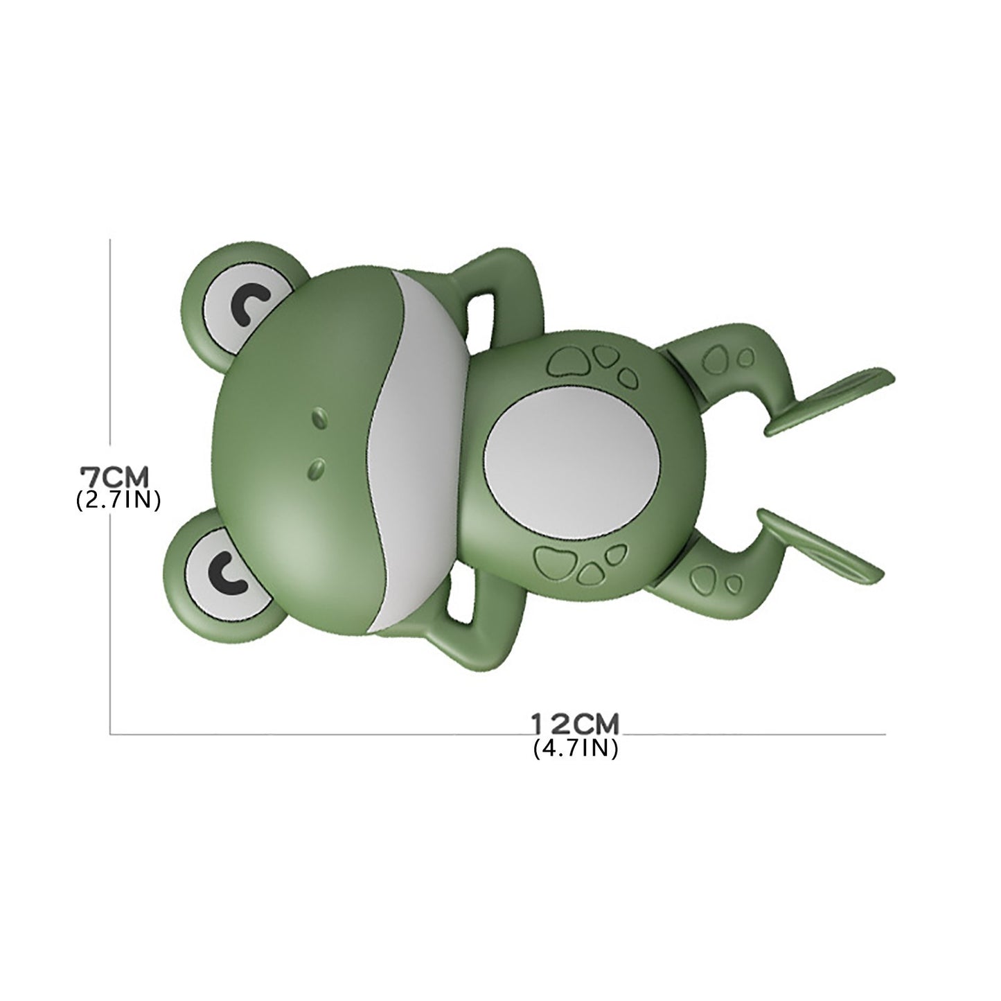 Little Frog Wind-Up Bath Toy – Floating Clockwork Water Toy for Babies