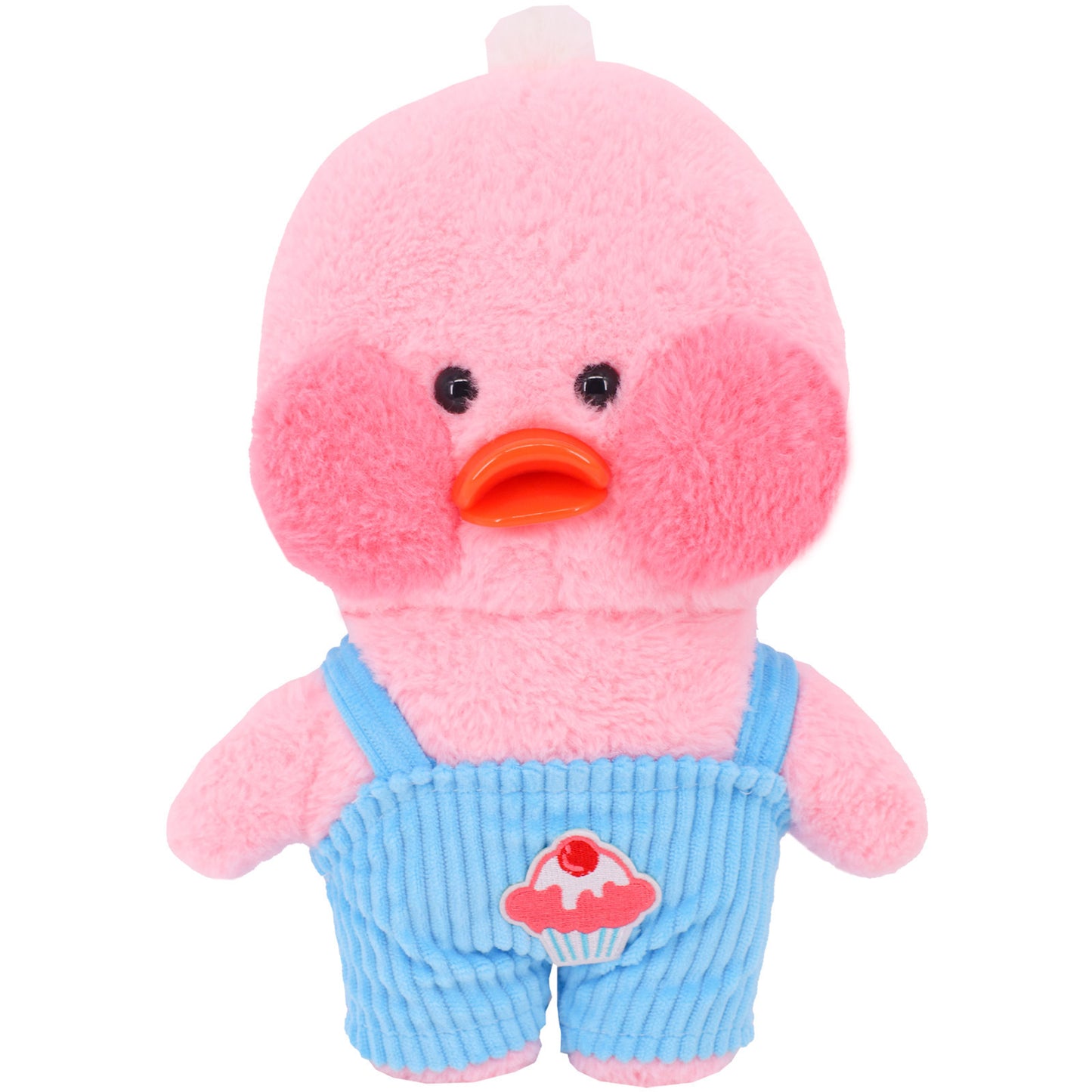 30cm Plush Yellow Duck Doll Clothes – Hyaluronic Acid Duck Suspender Overalls (Clothes Only)