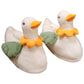Cozy Home Comfort: Autumn/Winter Cartoon Duck & Flower Plush Slippers (Thickened Foam Sole).