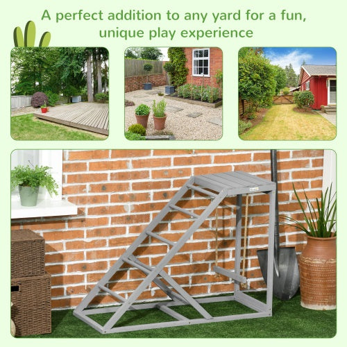 Swing Set with Chicken Perch and Hen Ladder, Chicken Coop Toys for Active, Healthy Hens