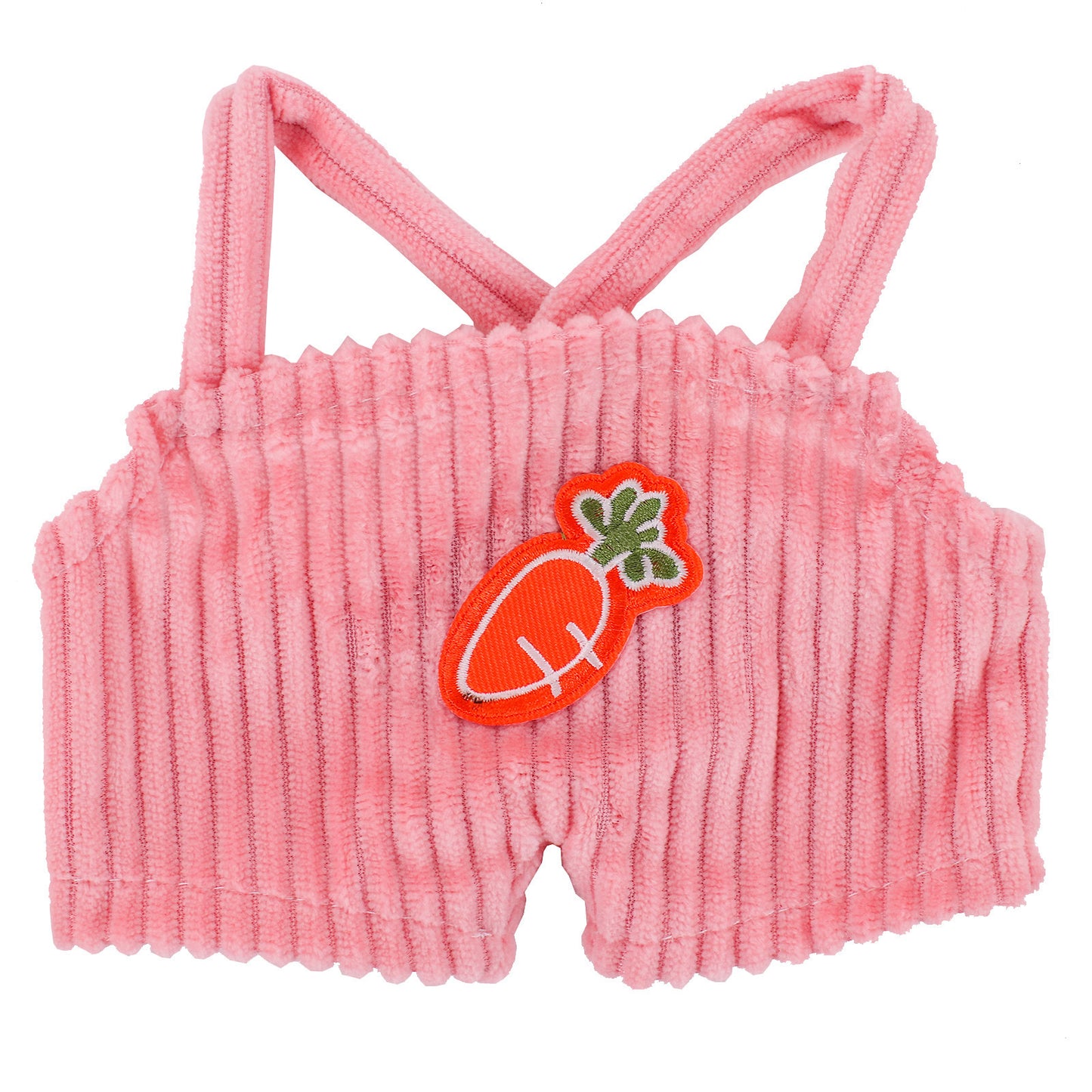 30cm Plush Yellow Duck Doll Clothes – Hyaluronic Acid Duck Suspender Overalls (Clothes Only)