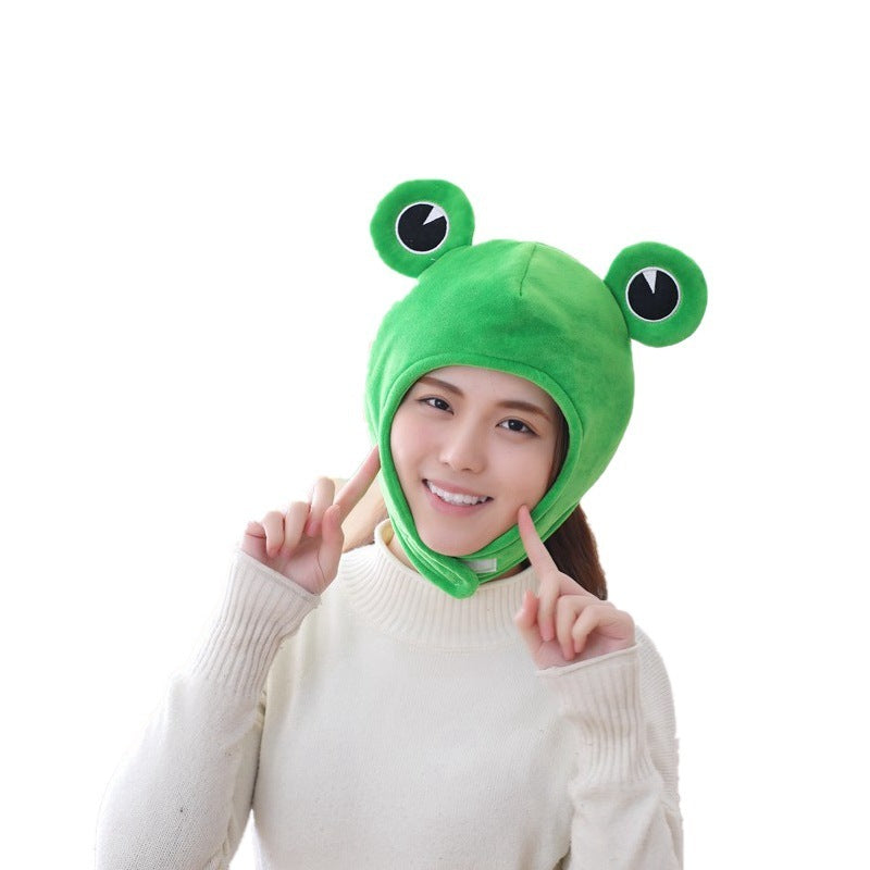 Showstopper Prop: New Big Ears Frog Headgear Hat for Performance and Photos.
