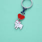 INS Love Dog Pendant, Metal Bag Charm & Keychain Accessory