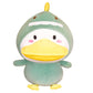 Costume Cuddle: Cute Cross-Dressing Duck Doll Plush Toy (33cm), Ideal for Sleeping.