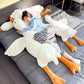 Big White Geese Pillow Doll – Cute Plush Duck Toy in Multiple Large Sizes