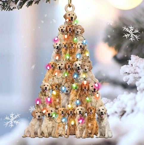 Sleeping Dog Angel Car Pendant, Acrylic Hanging Ornament for Cars, Doors & Home Decor