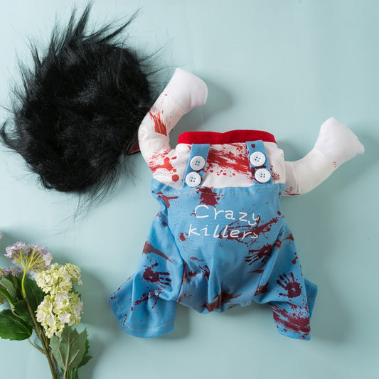 Halloween Pet Clothes, Funny Dog & Cat Costume for Spooky Dress-Up