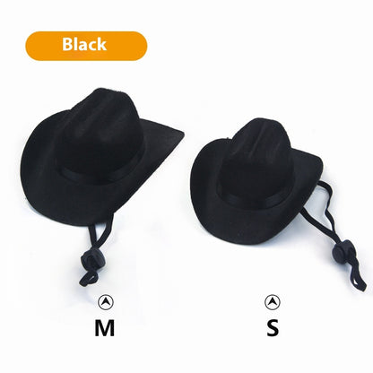 New Cat & Dog Cowboy Hat, Casual All-Season Pet Headwear