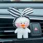 Kawaii Café Duck Toy – Cute Cartoon Plush Duck Doll for Car Decor & Gifts