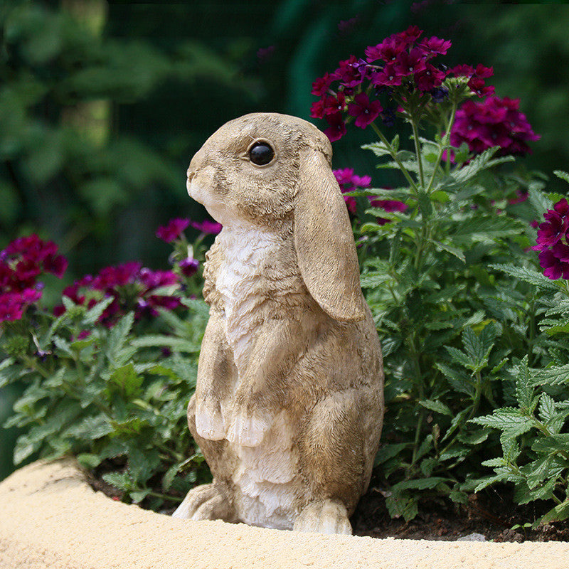 Simulation Bunny Garden Decoration, Outdoor Resin Rabbit Ornaments
