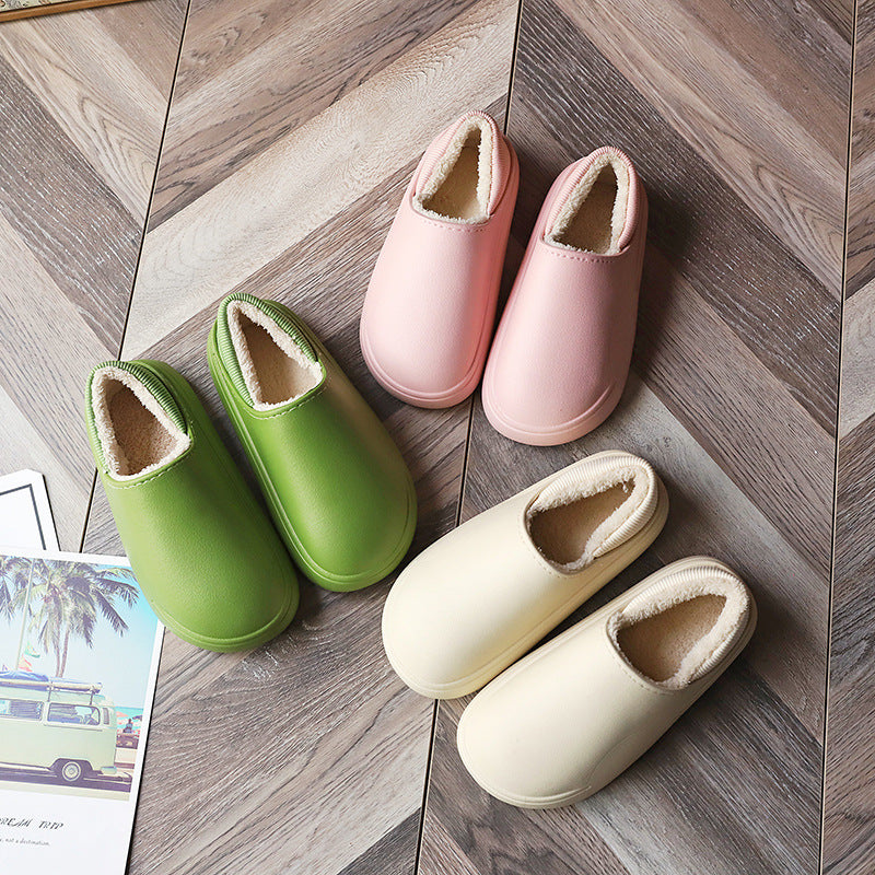 Cute Dog Shoes EVA Winter House Shoes, Unisex Fuzzy Cartoon Slippers