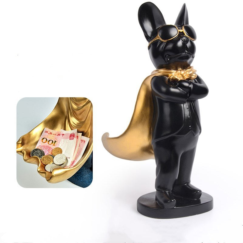 Lucky Cat & Dog Resin Ornaments, Creative Nordic-Style Shop Counter Decoration & Opening Gift