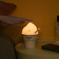 Sweet Glow: Ice Cream Duck Cartoon Ornament Night Lamp (USB Rechargeable).