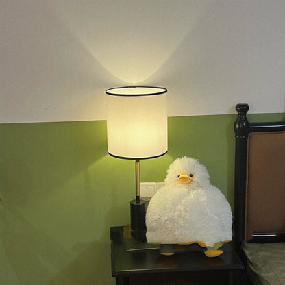 Ultra-Soft Comfort: Cute Fury Duck Plush Doll Pillow (Yellow or White).