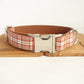 Plaid Design Dog Ring, Polyester Pet Collar Accessory