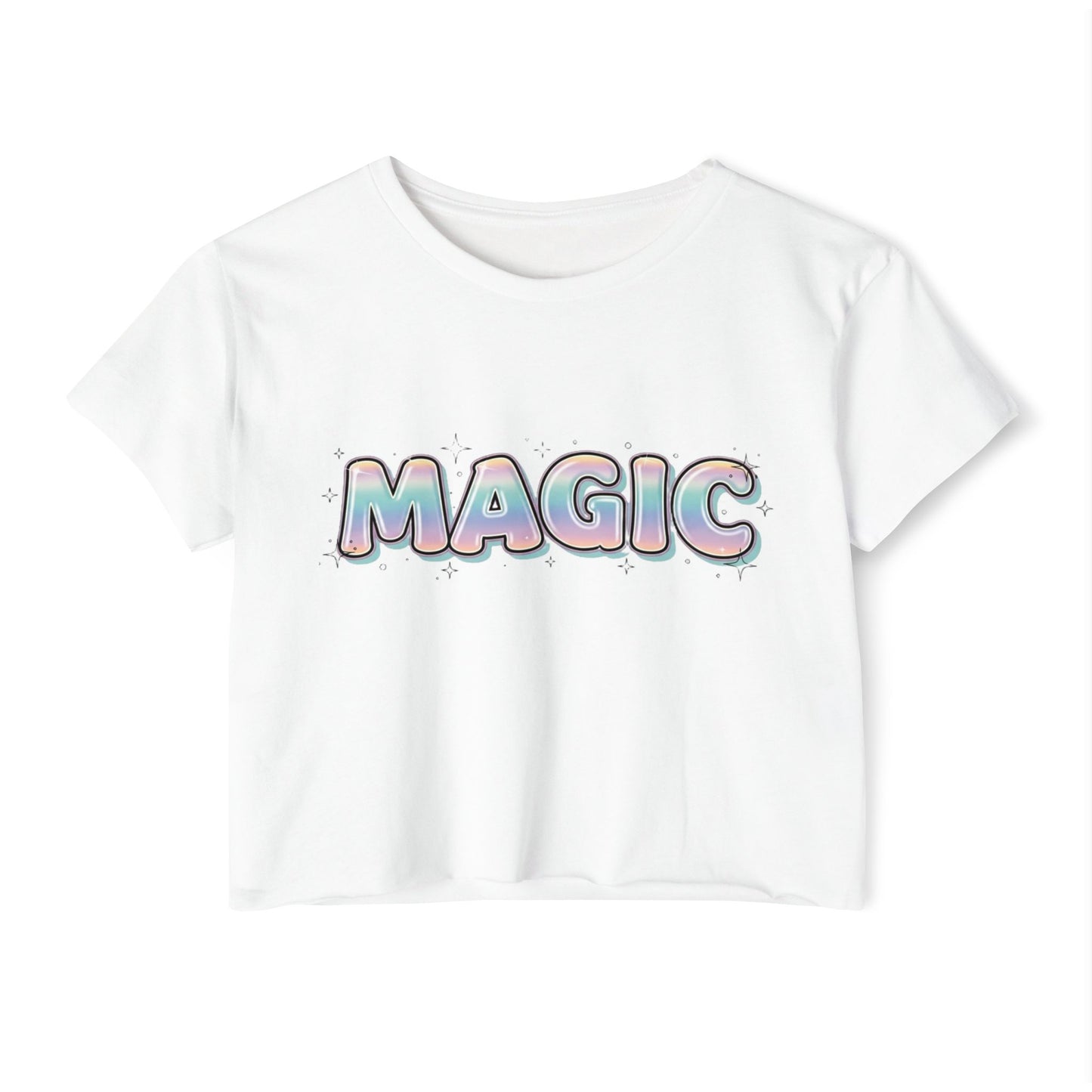 Festival Magic Crop Top - Women's Trendy Party Tank