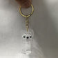 Dog Fur Storage Cute Pendant Keychain Bag Charm