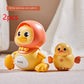 Interactive Fun: Electric Walking & Swinging Duck Mother and Baby Toy Set (Magnetic Connection).