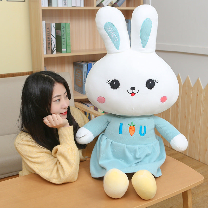 Super Soft Snuggles: Bunny Doll Plush Toy (PP Cotton Filled).