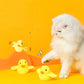 Interactive Fun: Electric Gravity Duck Cat Toy (Simulation Vibration & Sound, Type-C Charging).