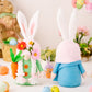 Easter Faceless Gnome Bunny Doll, DIY Handmade Hanging Rabbit Ornament for Spring Décor & Kids Gifts