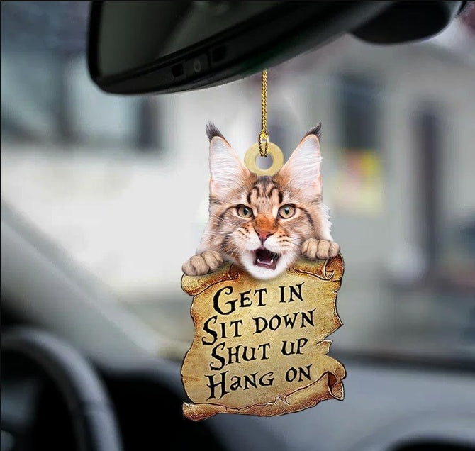 Sleeping Dog Angel Car Pendant, Acrylic Hanging Ornament for Cars, Doors & Home Decor