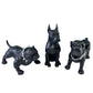 Dog Ornaments for Home Decoration, Modern Simple Resin Figurines for Living Room & Study
