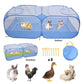 2-in-1 Pet Playpen & Chicken Coop – Indoor/Outdoor Fabric Fence with Removable Bottom