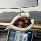 Sleeping Angel Dog Car Pendant, Acrylic Hanging Ornament for Cars, Doors & Home Decor