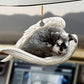 Sleeping Dog Angel Car Pendant, Cute Acrylic Hanging Ornament for Cars, Doors & Home Decor