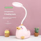 Cute Duck Pen Holder Storage LED Desk Lamp – USB Rechargeable Warm Light Study Lamp