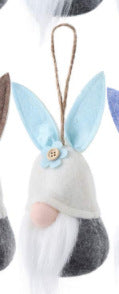 Easter Bunny Wool Ornaments, Colorful Hanging Spring Pendant